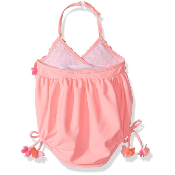 NWT Kate Mack Infant Bubble Swimsuit - Coral - Picture 3 of 3